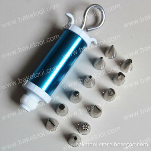13pcs Metal Tips&Icing Gun